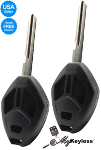Nuevo Mitsubishi Repuesto Llave Hoja Sin Cortar Coche Remoto Combo Carcasa 3 Botones Par - Imagen 1 de 1