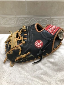 "Guante de primera base de béisbol Rawlings RFM-25BT para niños completamente roto en 11,5"" lanzamiento izquierdo" - Imagen 1 de 18