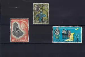 ''BOY SCOUTS OF BARBADOS.- JAMAICA.- TRINIDAD & TOBAGO {3} - Picture 1 of 1