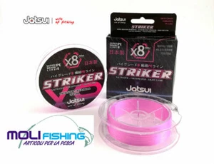 TRECCIATO PESCA SPINNING-TRAINA JATSUI STRIKER X8 PINK BOBINA 275 MT- PE8 - Imagen 1 de 1