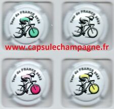 Capsules de champagne Génériques Tour de France,en relief Numérotée au verso new