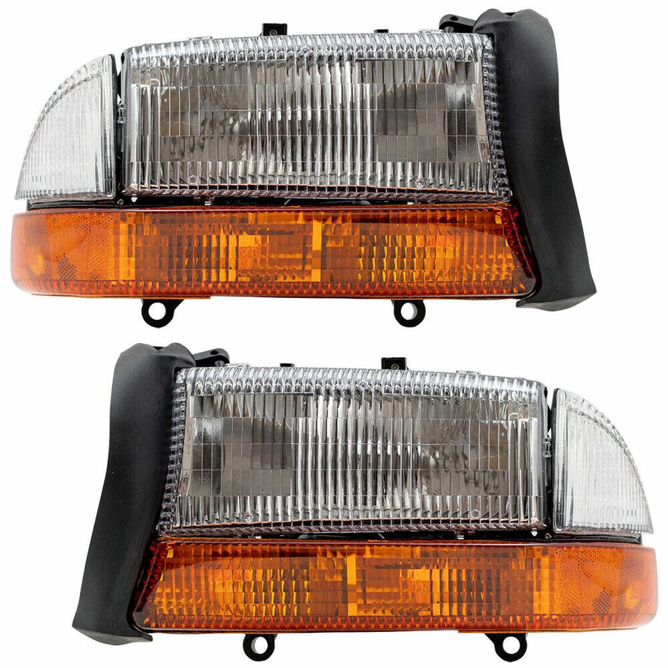 Juego de pares de faros derecho e izquierdo DG Dakota 1997-2004 Foto 1 de 1