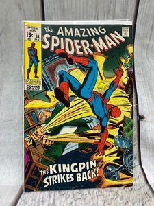 Amazing Spider-Man #84 (1970) En estado bastante bueno 8,0 Kingpin Aparición Marvel Edad de Bronce Romita - Imagen 1 de 7