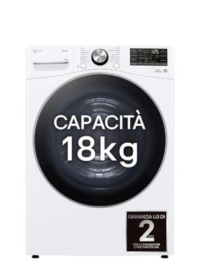 LG Asciugatrice Smart 18kg, Serie U8, Classe A+++, Pompa di Calore. - Immagine 1 di 4