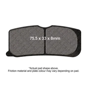 EBC V Pad Semi Sintered Brake Pads Front Left for Can Am Spyder RS-S 2010 - 2012 - Picture 1 of 1