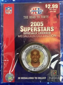 NFL 2005 Superstars Medallion Collection Roy Williams Dallas Cowboys - Picture 1 of 1