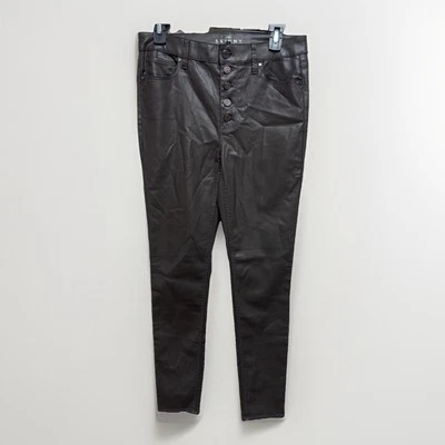 Pantalones ajustados para mujer White House Black Market talla 4 marrón nuevos botones delanteros Foto 1 de 4