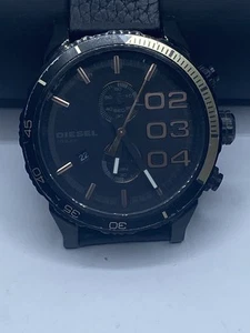 Oversized DIESEL Chrono Black Dial Date Men's Stainless Steel Watch - Picture 1 of 5