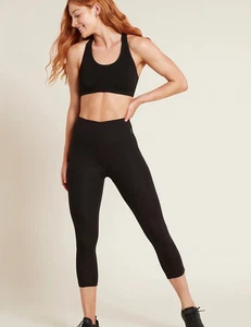 Body Leggings Damen XL dunkel meliert Motiv aktiv hohe Taille 3/4 NEU 70 $ - Bild 1 von 6