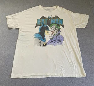 Y2K Batman Vs Joker Arch Enemies DC T Shirt Graphic Tee SZ 2XL - Picture 1 of 14