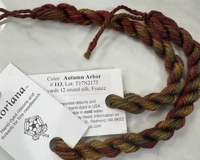 Gloriana 12 Strand Silk Floss For Needlework-2 Skeins/6 Yd Each-AUTUMN ARBOR - Image 1 of 2