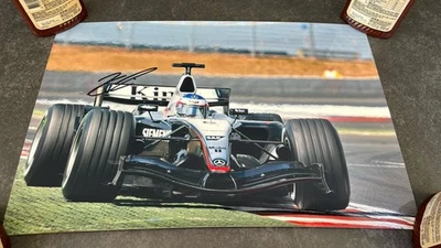 Kimi Räikkönen Autogramm Auf Original Pressefoto 45x30cm - Bild 1 von 3