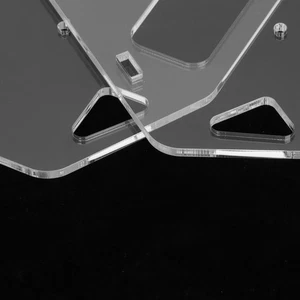 Hard Disk Drive Rack YJY10F 3.5in Transparent Acrylic Separator DIY Assembly NEW - Afbeelding 1 van 12