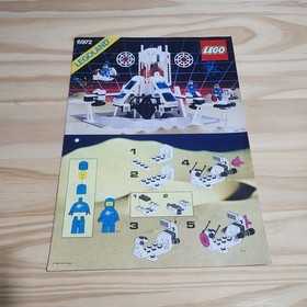 LEGO Classic Space 6972 Polaris I Space Lab Instruction Manual ONLY Vintage 1987