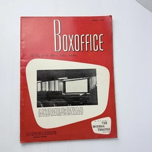 Box Office MAGAZINE (1956) Dixie Cup Ad Motion Picture Industry T67 - Picture 1 of 8