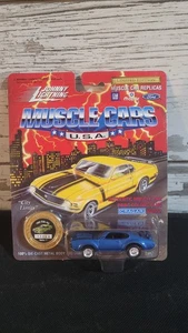 1994 Johnny Lightning: " Muscles Cars USA '' - 1969 Olds 442 - Blue - NIP! - Picture 1 of 2