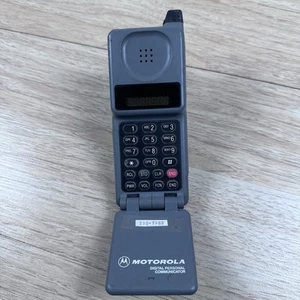 Vtg 1990’s Motorola Digital Personal Communicator Original Flip Phone Mobile - Picture 1 of 10