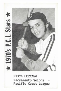 SIXTO LEZCANO RARE 1979 Cramer 1970's PCL Stars Minor League card EX+/NR MT - Picture 1 of 1