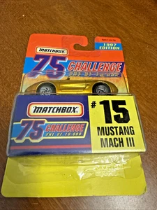 matchbox #15 mustang Mach lll 1996 NOS - Picture 1 of 4