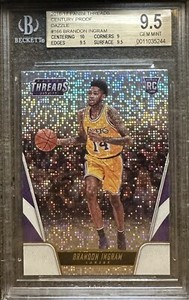 2016 Panini Threads Rookies Century Proof Dazzle Brandon Ingram BGS 9.5 RC 🔥🔥
