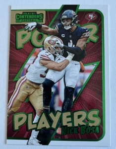 Nick Bosa Power Players EMERALD 2022 Panini Contenders Football #PWR-NBO - Picture 1 of 1