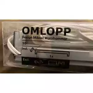 IKEA OMLOPP LED light strip for drawers, aluminum color, 30” 29” 702.966.73 - Picture 1 of 3