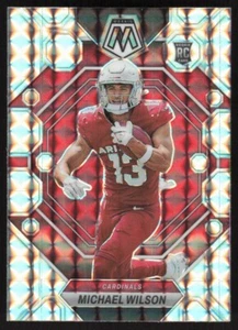 2023 Mosaico Panini Michael Wilson radiocontrol Arizona Cardinals #350 Mosaico de plata Prizm - Imagen 1 de 2