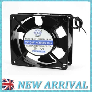 AC 220V-240V 0.14A 120mmx120mmx40mm 5 Vanes Ball Bearing Cooling Cooler Fan NEW - Picture 1 of 6