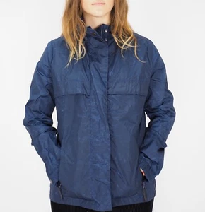 Womens Jack Wolfskin Stormlock 1305021 Midnight Blue Warm Windbreaker Jacket - Picture 1 of 4