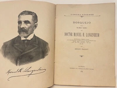 Bosquejo de la vida pública y masónica del doctor Manuel Langenheim masonería - Image 1 of 4