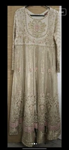 Maxi Layered Dress Plus size Weddings Party Guest Gold Pink & Pink Clutch - Picture 1 of 9