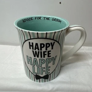 Taza Happy Wife Happy Life/Consejo para la Novia - Imagen 1 de 9