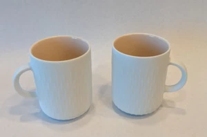 2 Nespresso Fusalp Festive Porcelain Coffee Mug 13 Oz Limited Edition 2313 - Picture 1 of 11