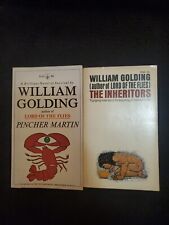 THE INHERITORS & PINCHER MARTIN by William Golding VG/VG+ Paperback LOT