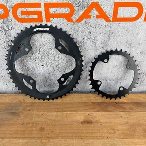 FSA 4-Bolt 120/90BCD 50/34t 11-Speed Road Bike Chainring Set 188g - Picture 1 of 8