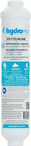 Filtro de agua para hacer hielo en línea HYDROVOS HV-CTO Premium certificado NSF reduce el PFOA - Imagen 1 de 3
