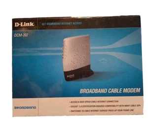 D-Link DCM-202 Broadband Cable Modem DOCSIS 2.0 Cable Modem Sealed New - Picture 1 of 3