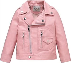 Kids Leather Jacket Custom Size Colors Boys/Girls Leather Jacket - Picture 1 of 6