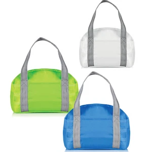 BRILLANTE BOLSA FRÍA AISLADA TÉRMICA ALMUERZO/BOLSA DE ALMUERZO REFRIGERADOR PICNIC BOLSO DE VIAJE. - Imagen 1 de 12