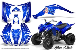 YAMAHA RAPTOR 350 GRAPHICS KIT CREATORX DECALS STICKERS YRBL - Picture 1 of 1