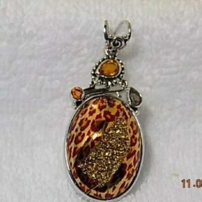 Hand cut  druzy stone by sajen - Image 1 of 4