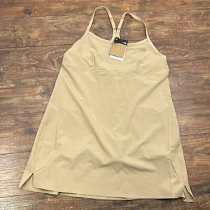 NEW North Face Women's Arque Dress Pickleball Tennis Golf Khaki Stone Size 1X - Picture 1 of 10