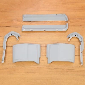 Premium Gray ABS Front Bumper Filler Set For Cadillac Eldorado 1973-74 (6 pcs) - Picture 1 of 22