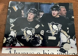 SIDNEY CROSBY ENGENI MALKIN 8x10 UNSIGNED PHOTO FILE PITTSBURGH PENGUINS - Picture 1 of 1