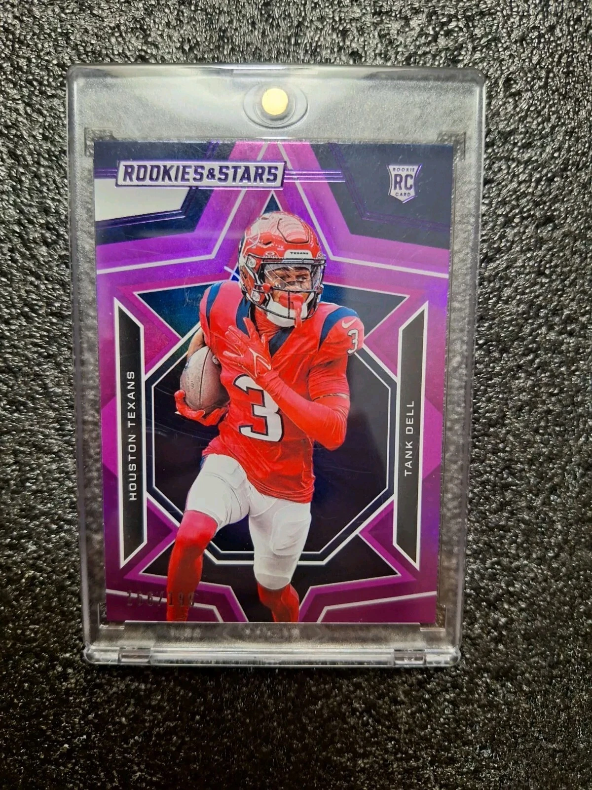 2023 Panini Rookies & Stars Purple #184 Tank Dell RC #/199