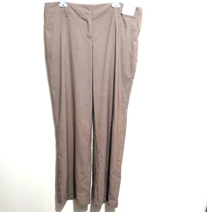 New York & Co Womens 16 Average Pants Mid Rise Stretch Pin Stripe Straight NEW - Picture 1 of 11