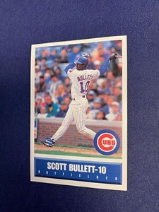 1995 Gatorade Chicago Cubs Team Issue Scott Bullett - Rare Card