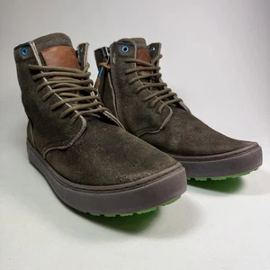 Satorisan Wanaka Mars Marrón Talla 12 Gamuza Parte Superior Alta Botas Cremallera Lateral Informales Exterior - Imagen 1 de 19