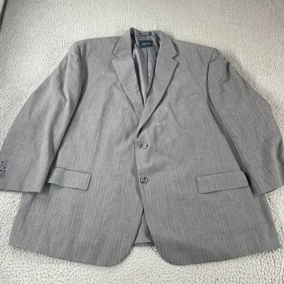 Chaqueta Blazer De Colección Nautica Para Hombres Talla 56R Gris Lana A Rayas 2 Botones Abrigo Deportivo Foto 1 de 4