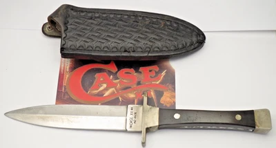 Vintage CASE XX USA 1990 Stamp  P62-4-1/2 SS - BOOT KNIFE - Used with Sheath - Image 1 of 4